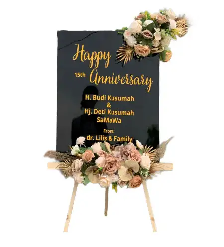 Papan Bunga Akrilik Cangkoak